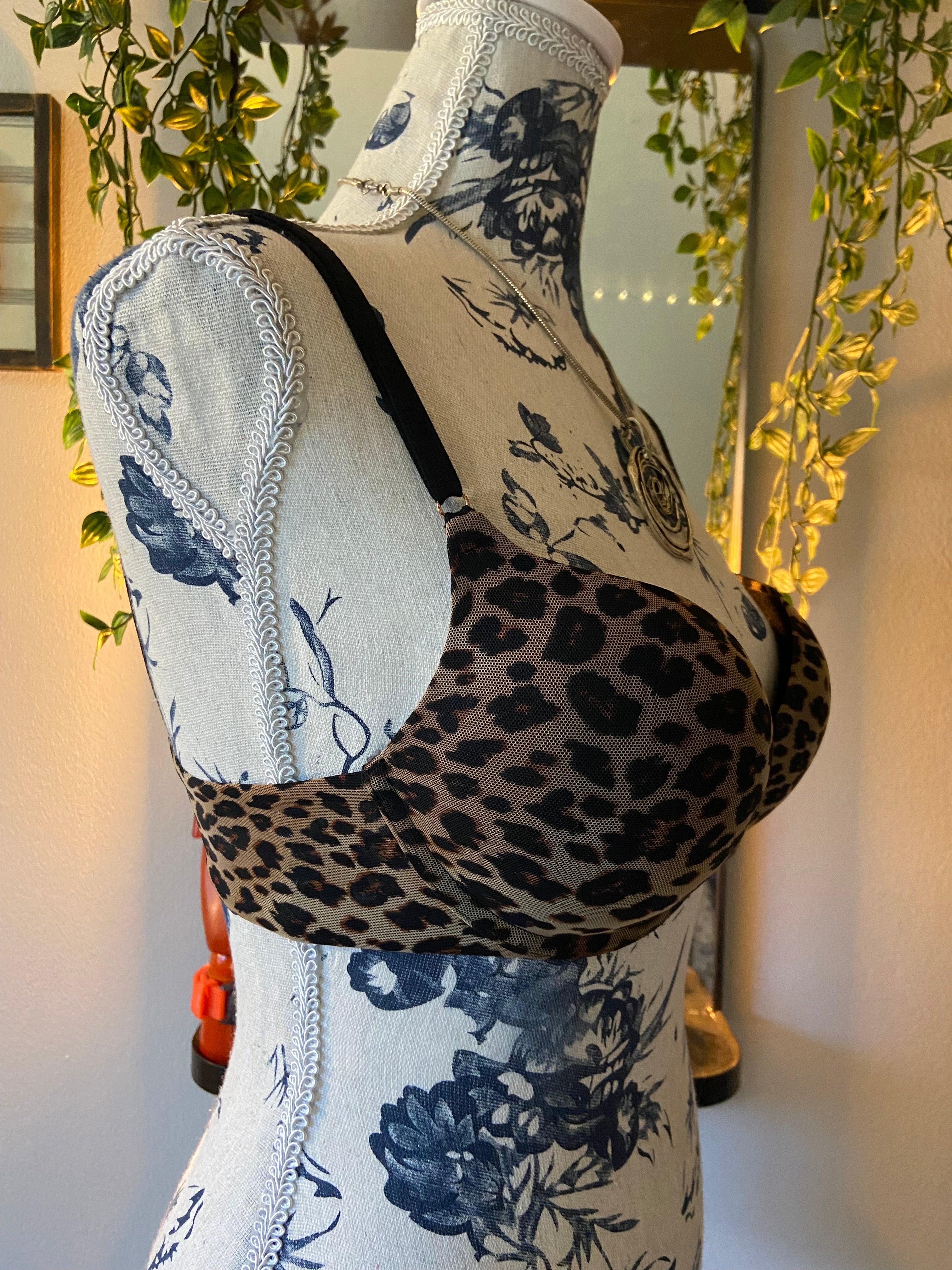 Cheetah Print Bra