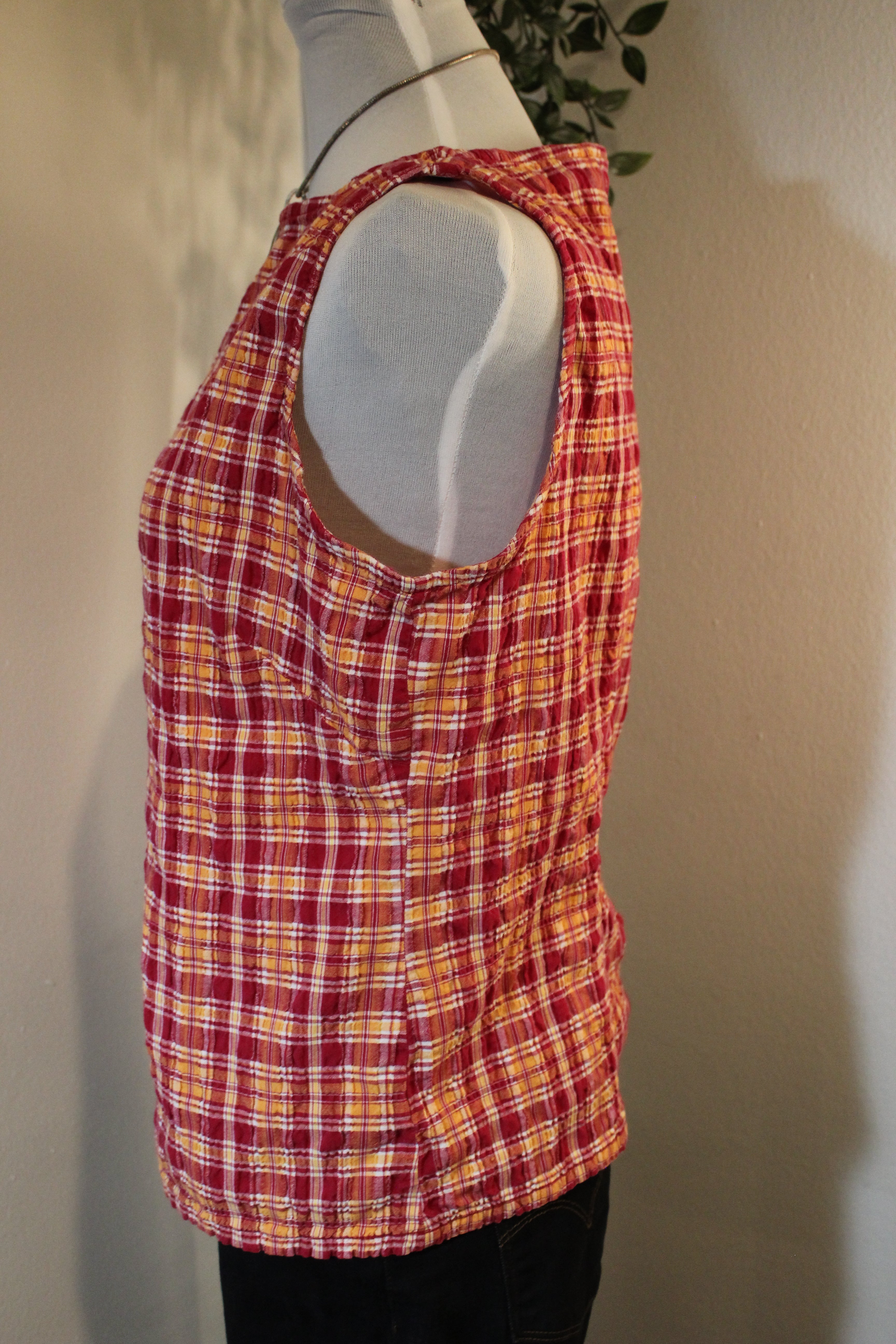 Plaid Country Tank