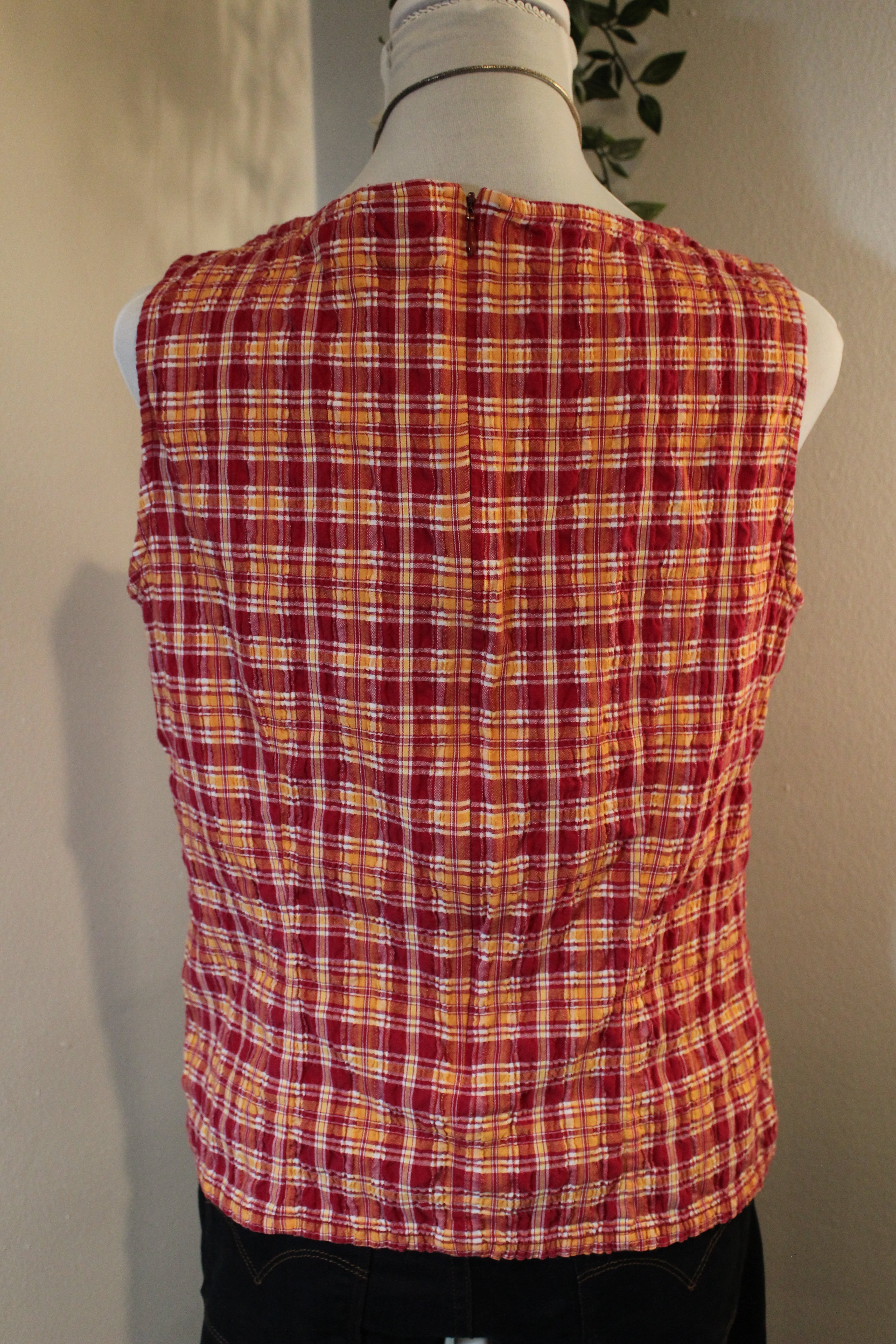 Plaid Country Tank