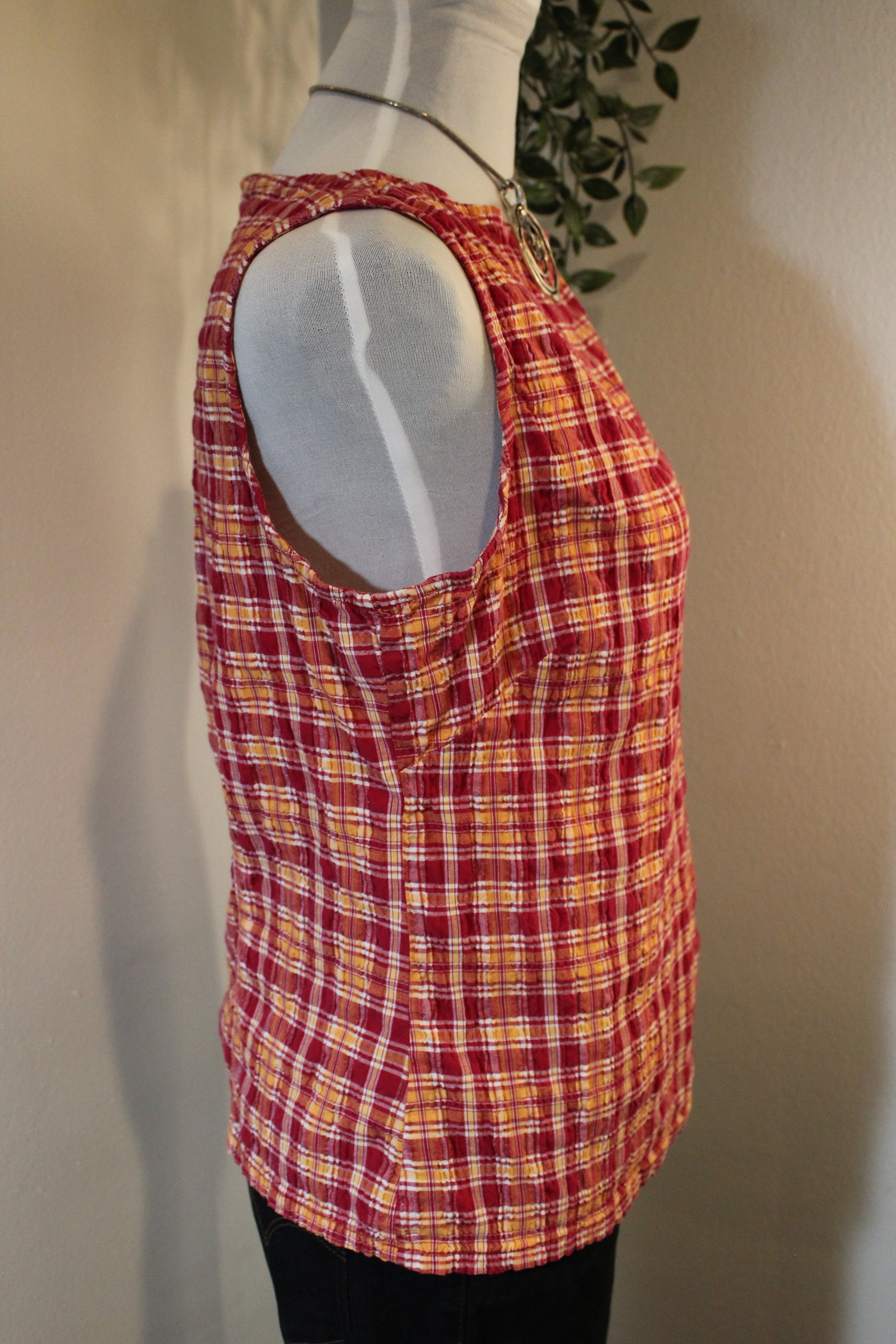 Plaid Country Tank