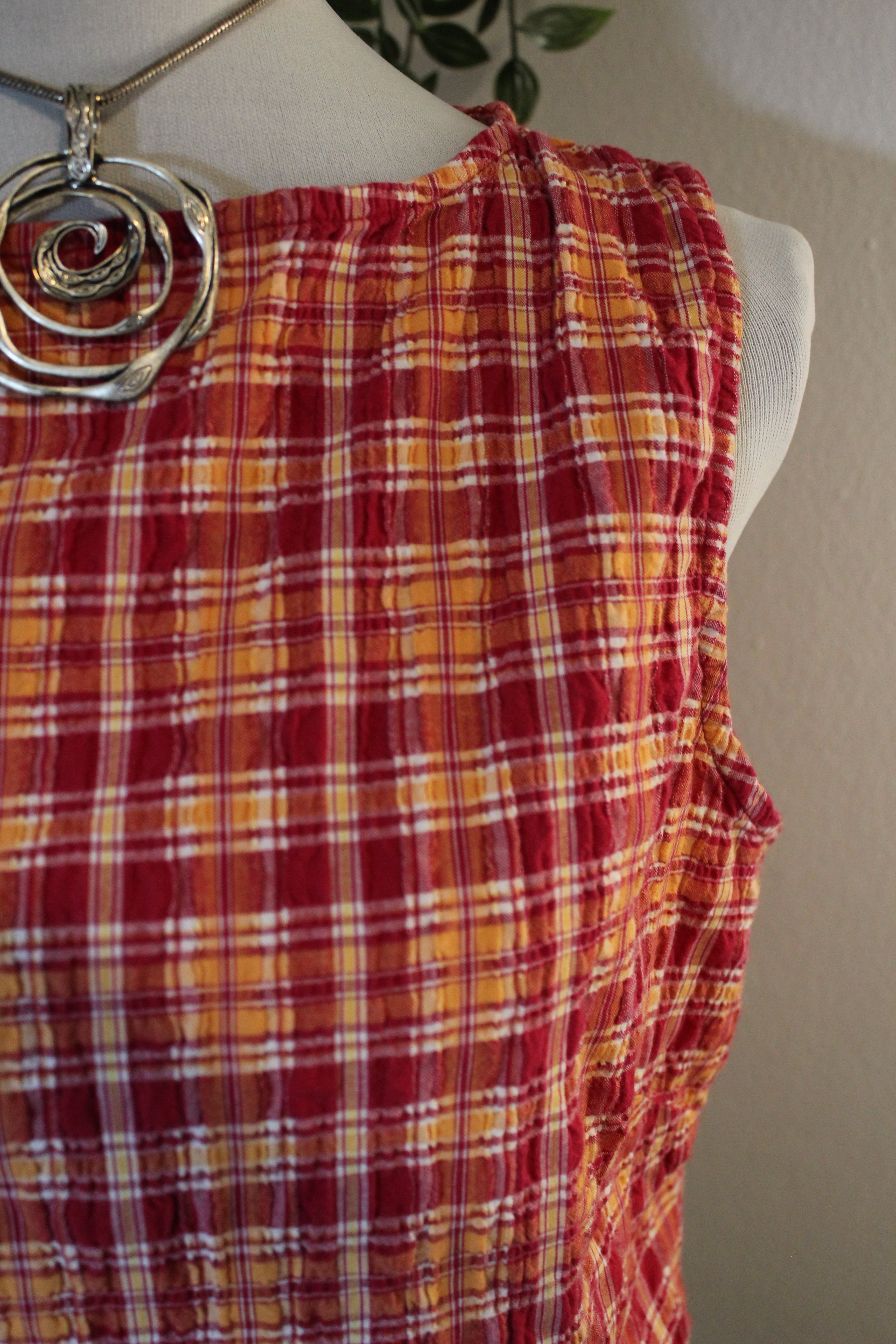 Plaid Country Tank