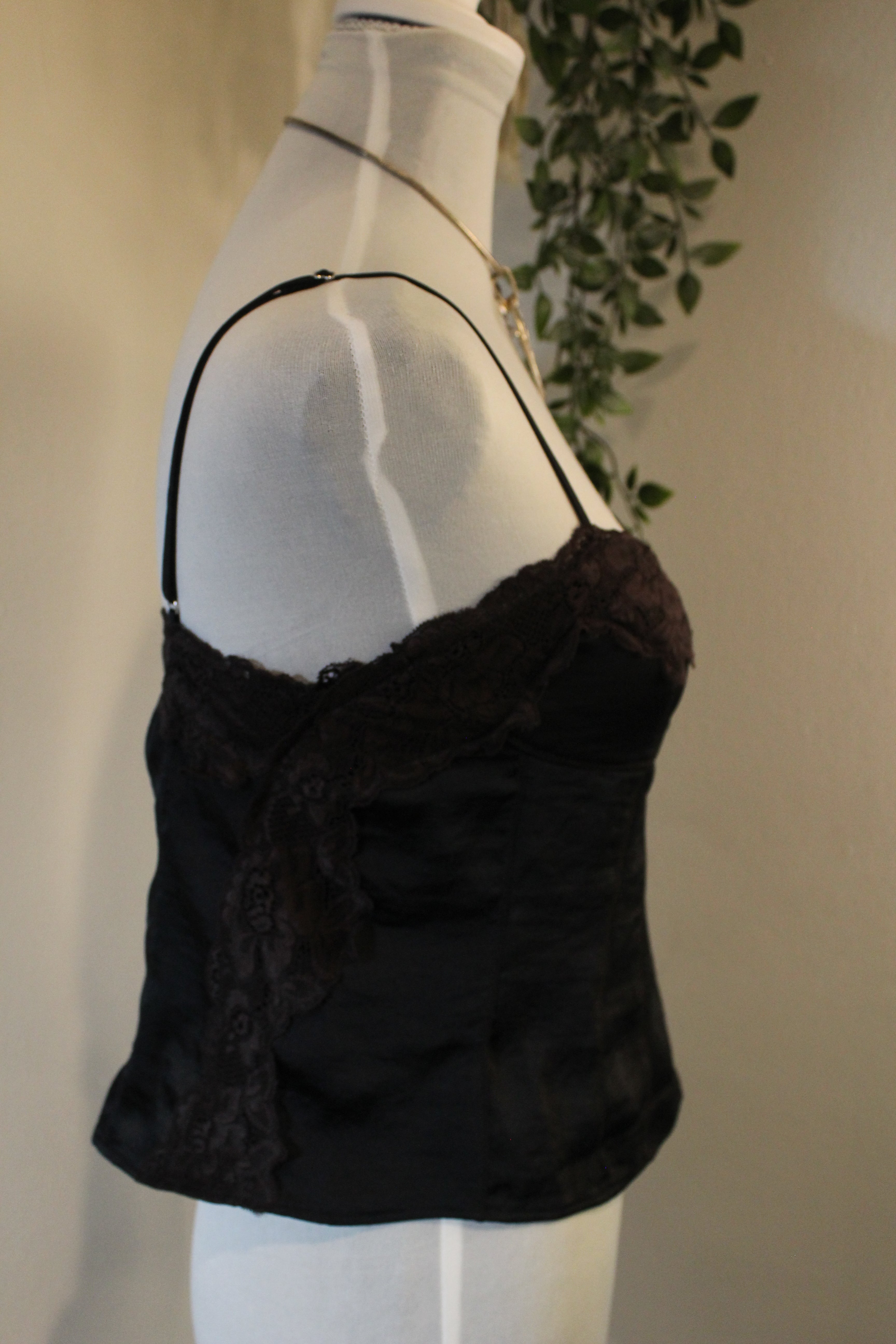 Black Lace Lingerie Top