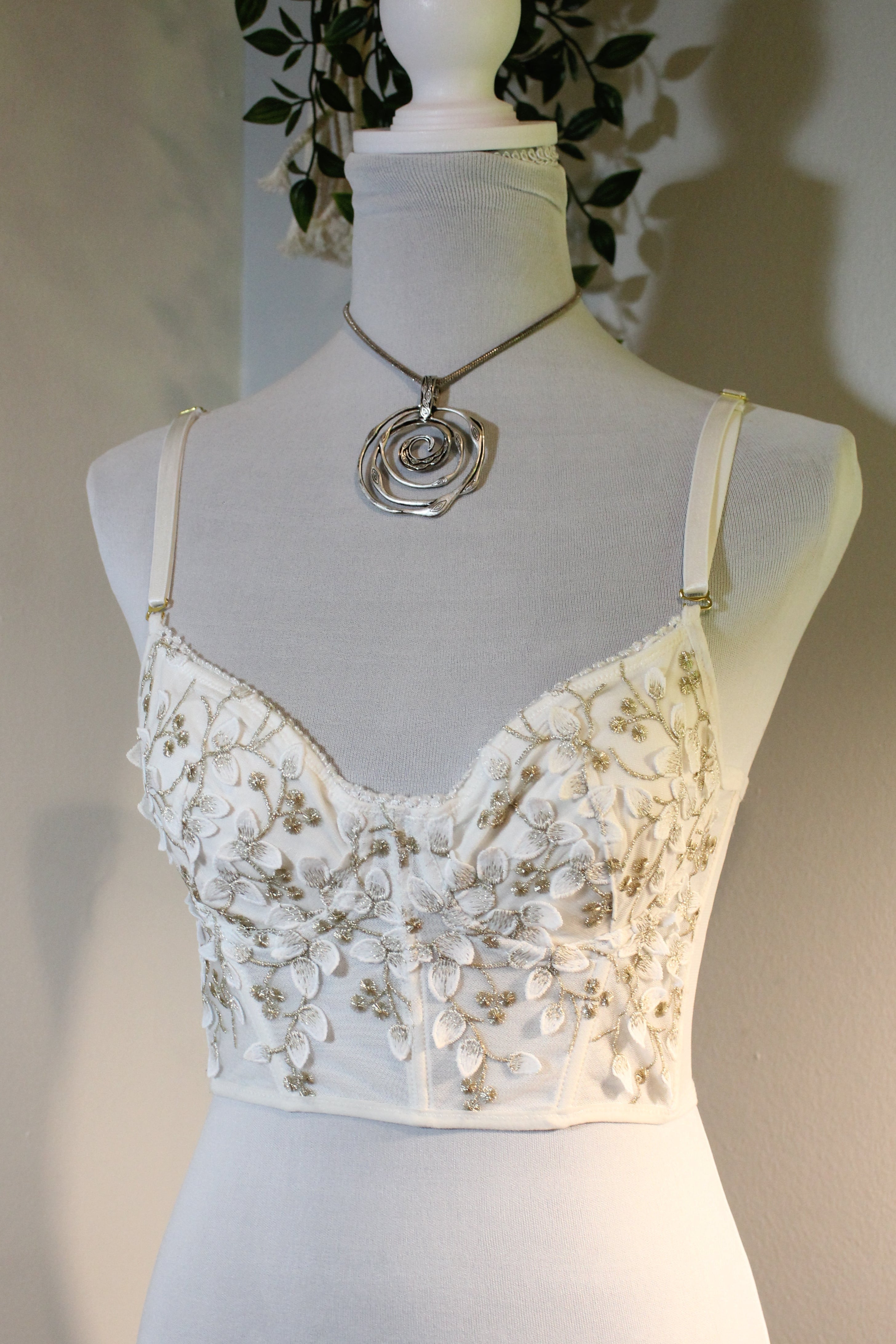Angelic Embroidered Bustier