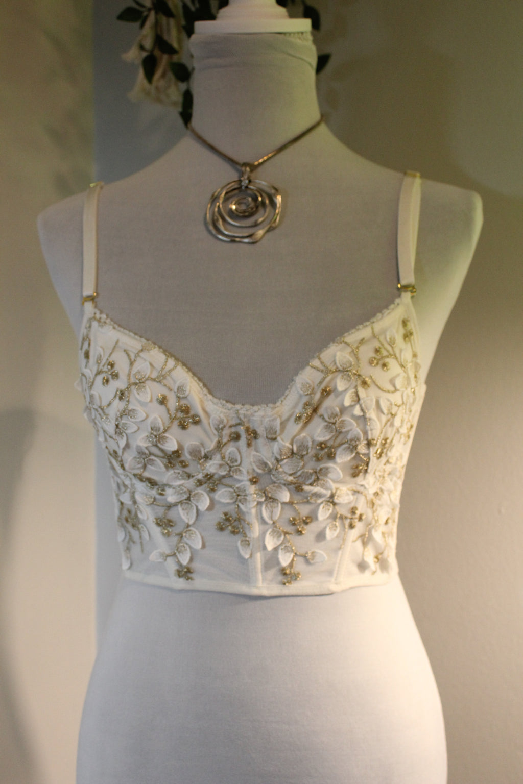 Angelic Embroidered Bustier