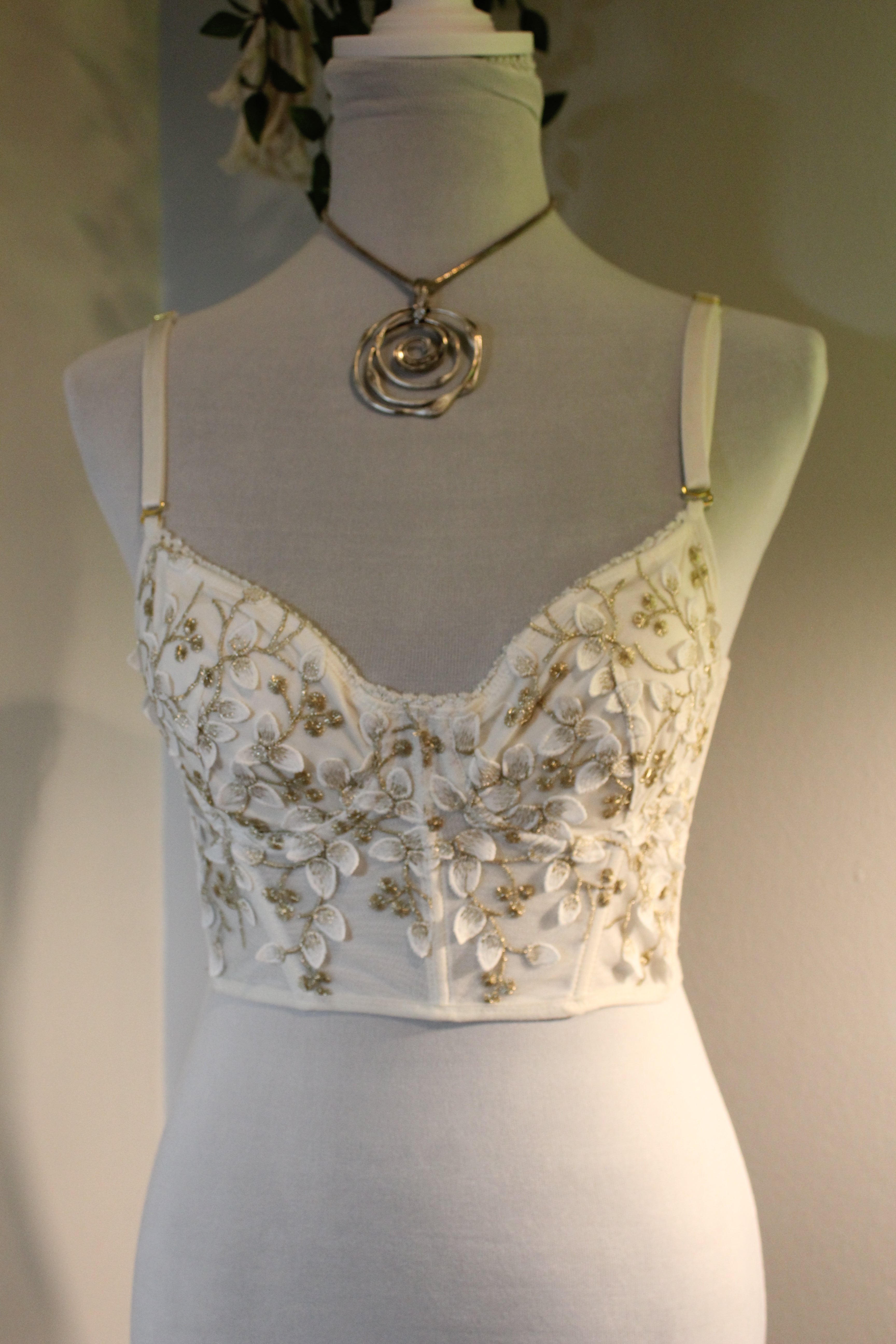Angelic Embroidered Bustier