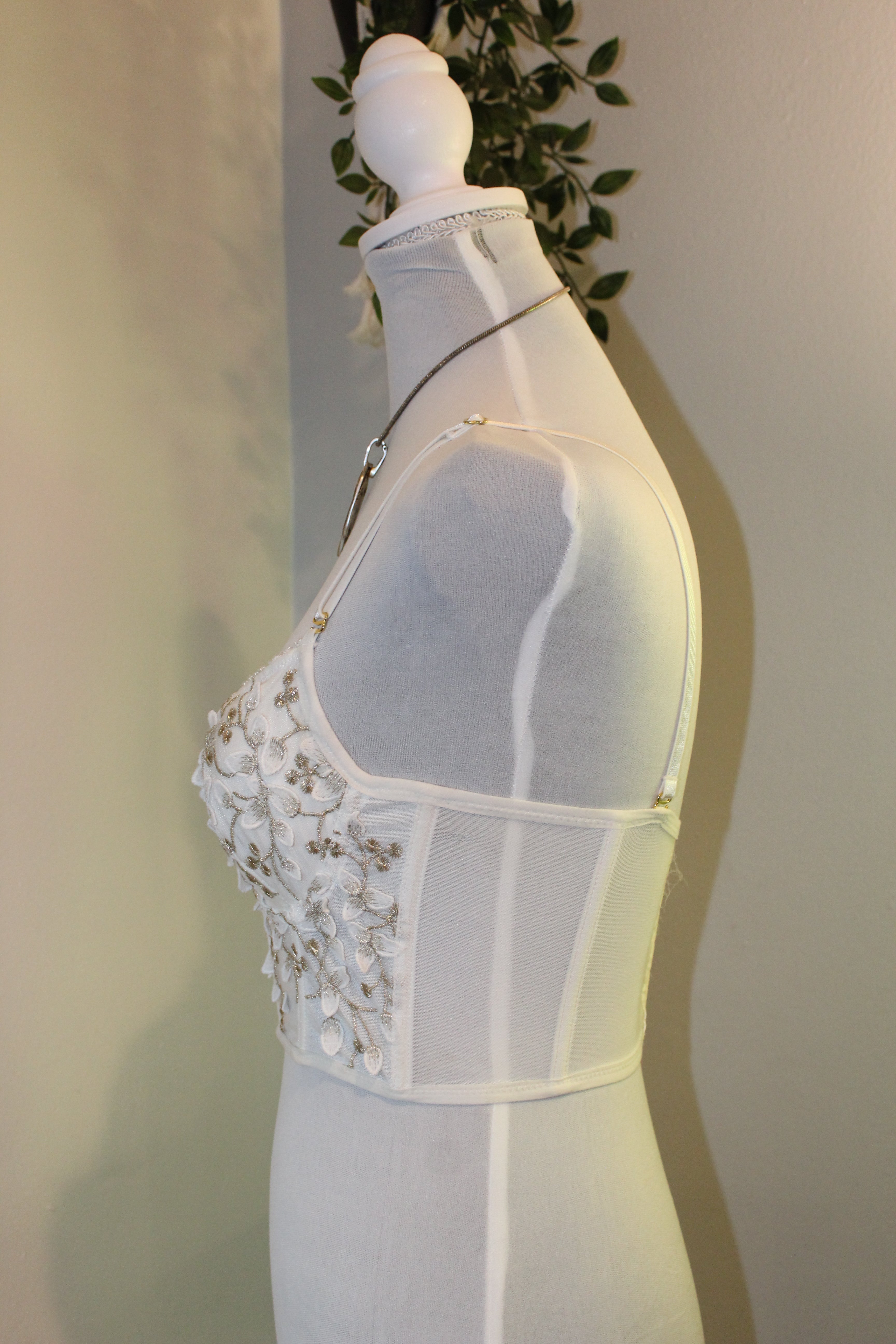 Angelic Embroidered Bustier
