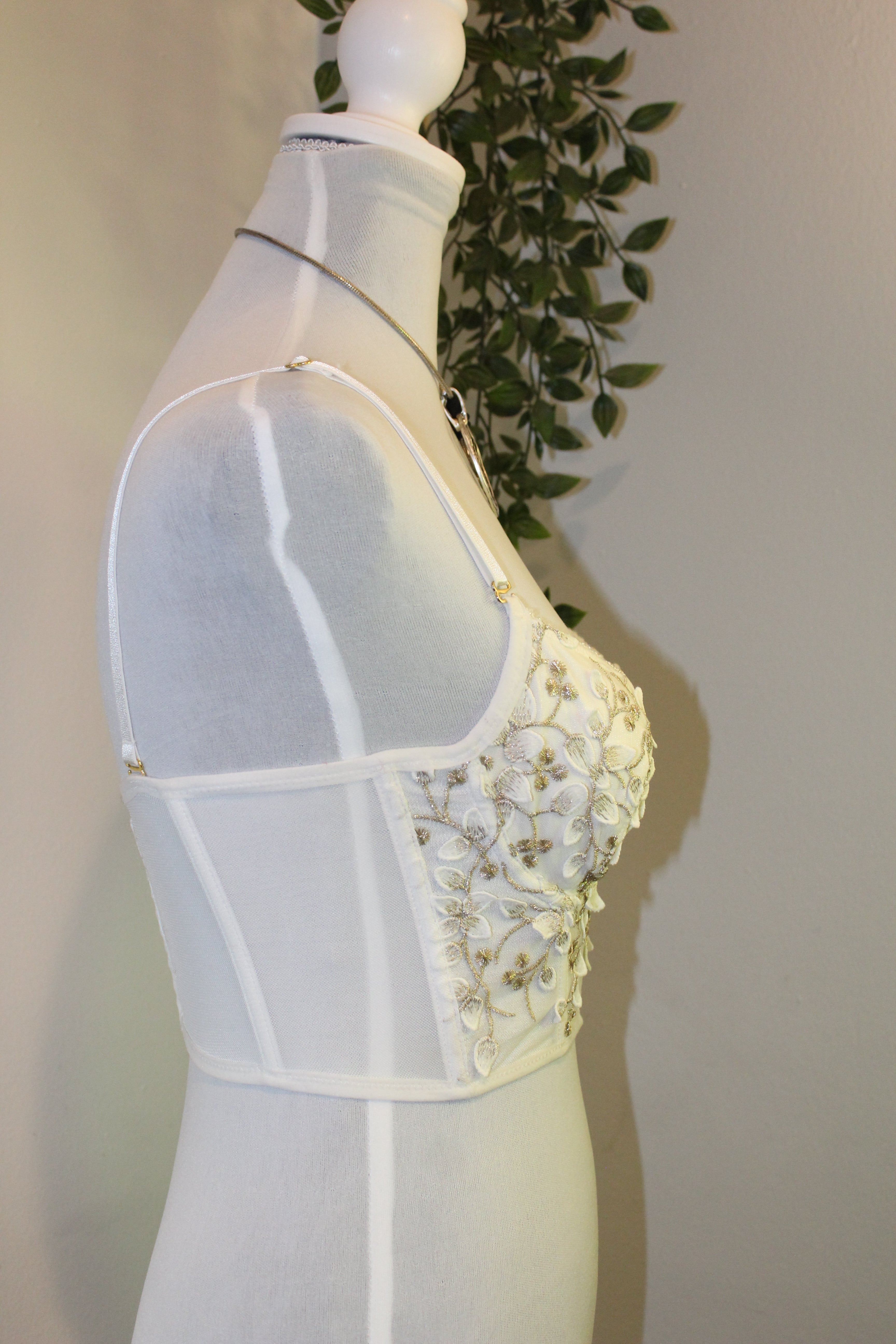 Angelic Embroidered Bustier