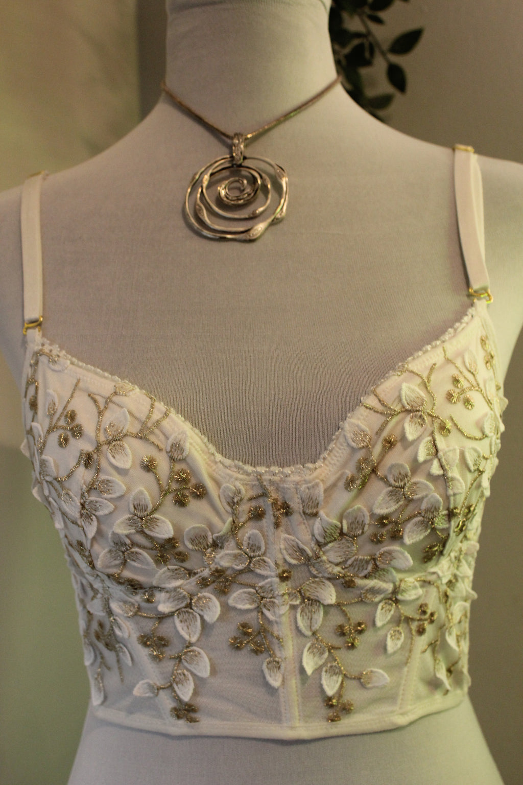 Angelic Embroidered Bustier
