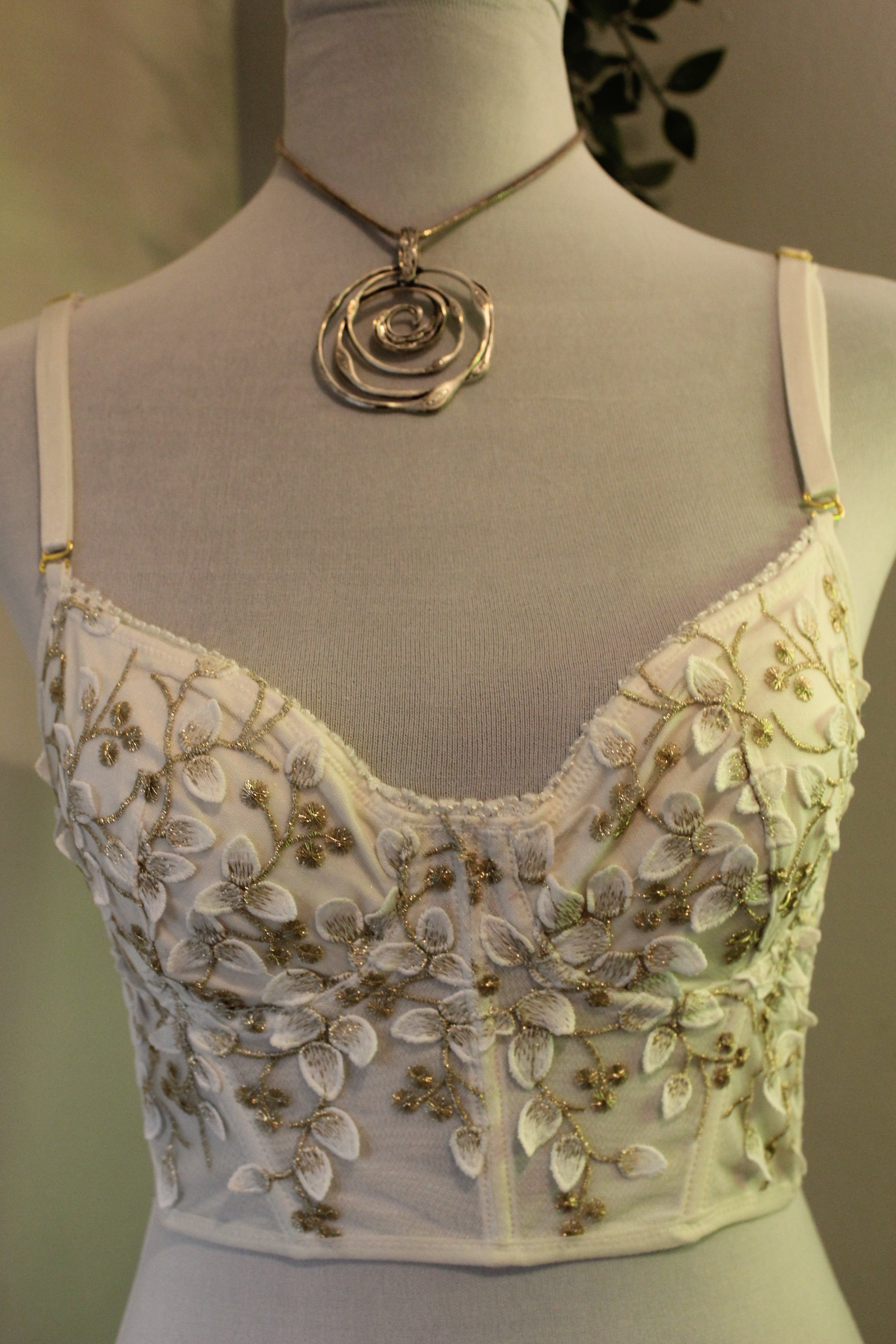 Angelic Embroidered Bustier