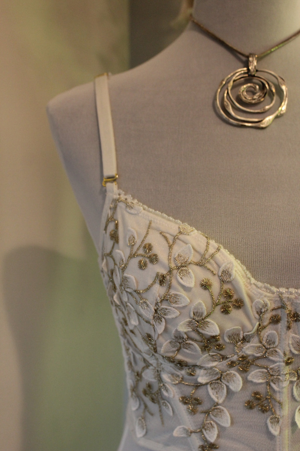 Angelic Embroidered Bustier