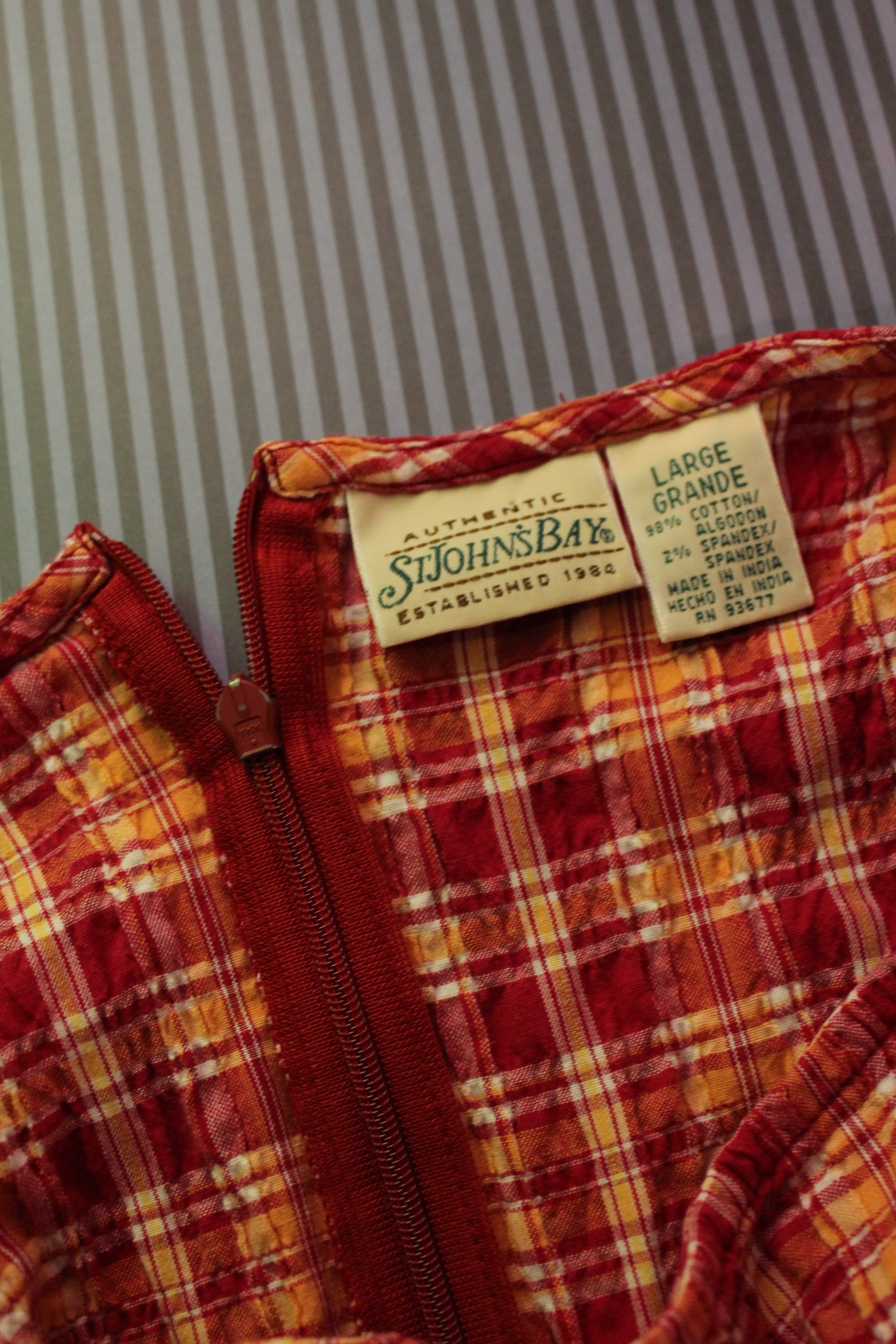 Plaid Country Tank