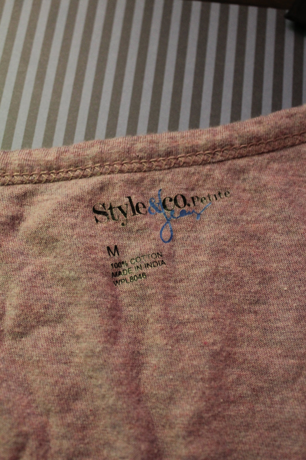 Muted Pink Bedazzled Y2K Top