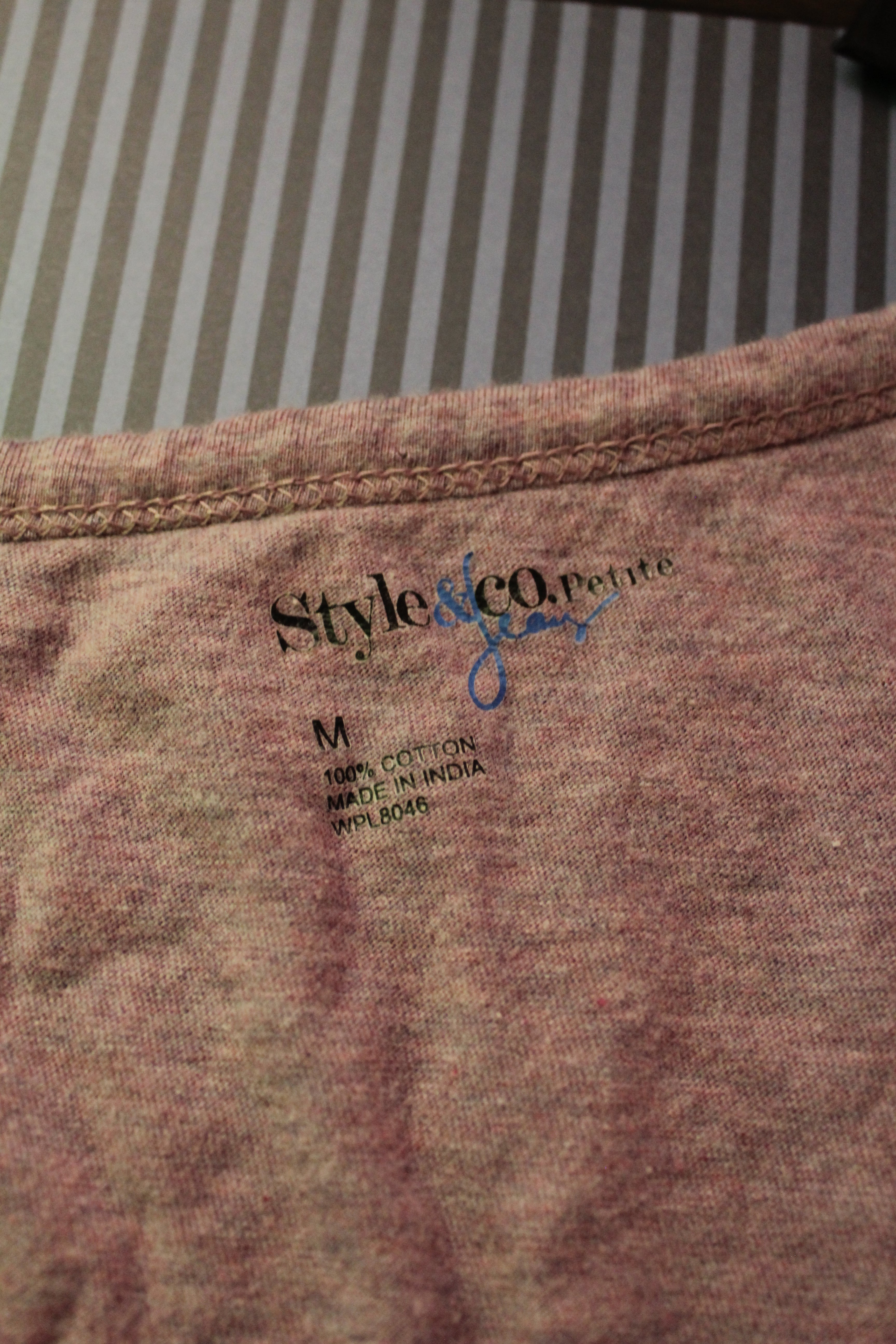 Muted Pink Bedazzled Y2K Top