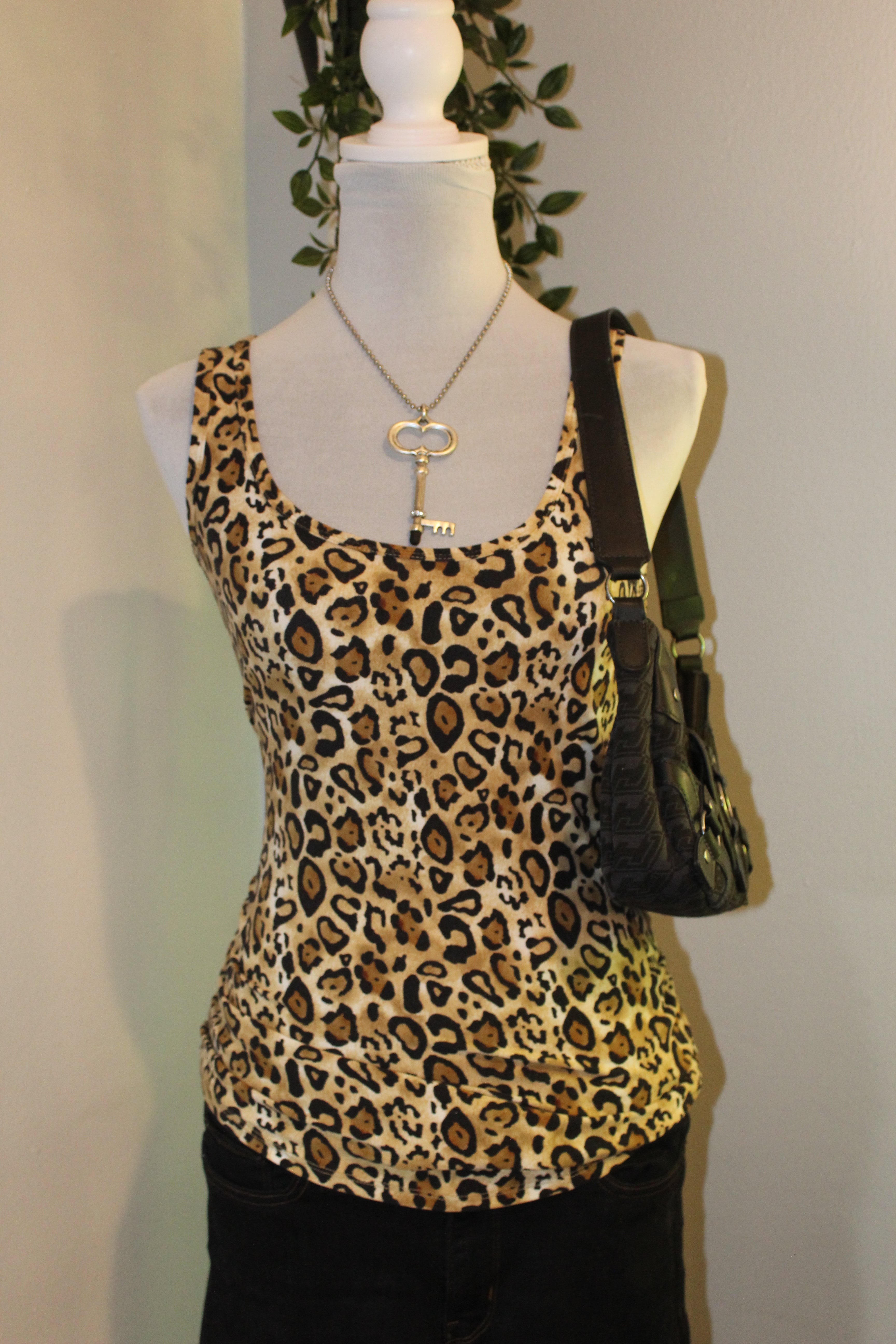 Cheetah Print Tank Top
