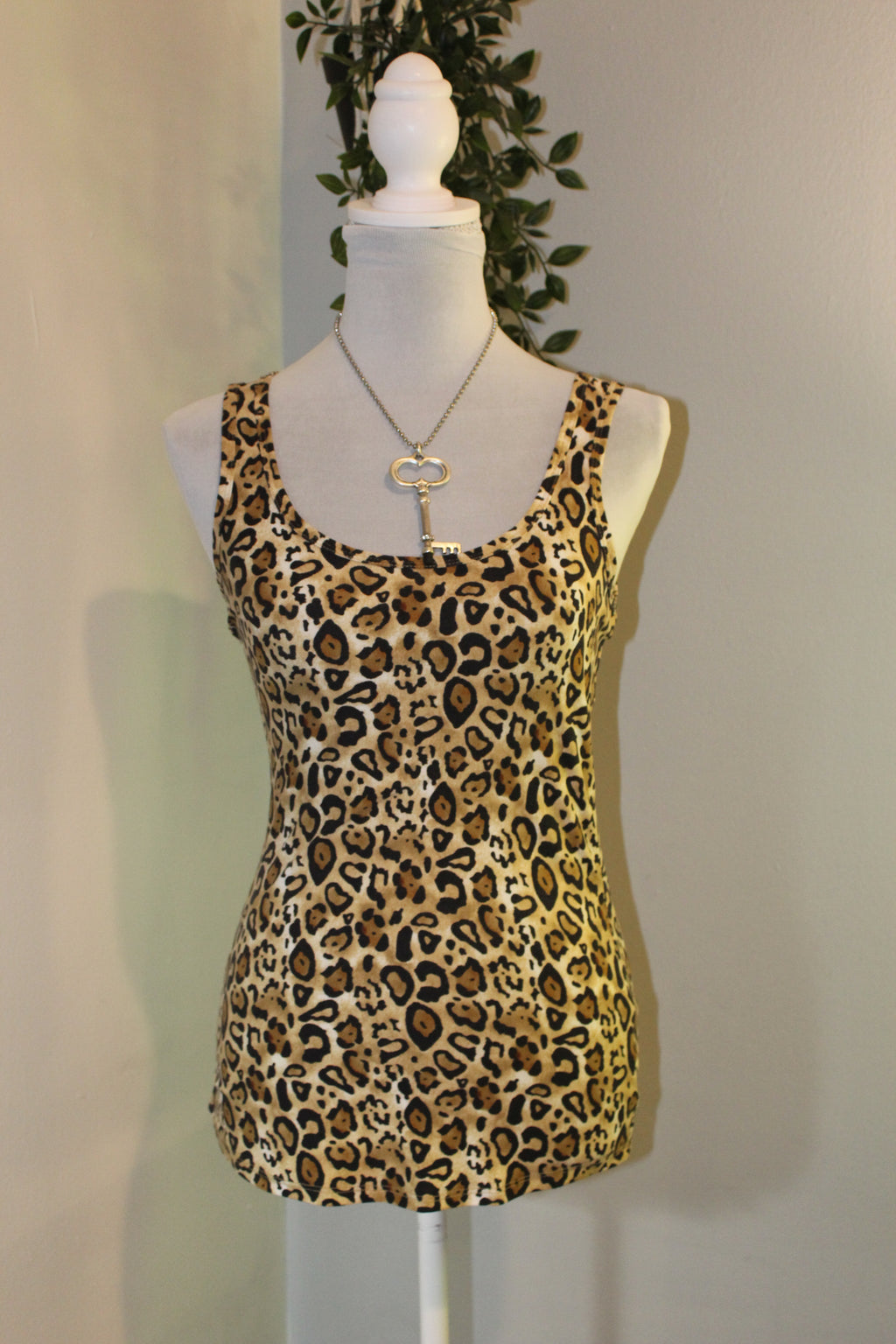 Cheetah Print Tank Top