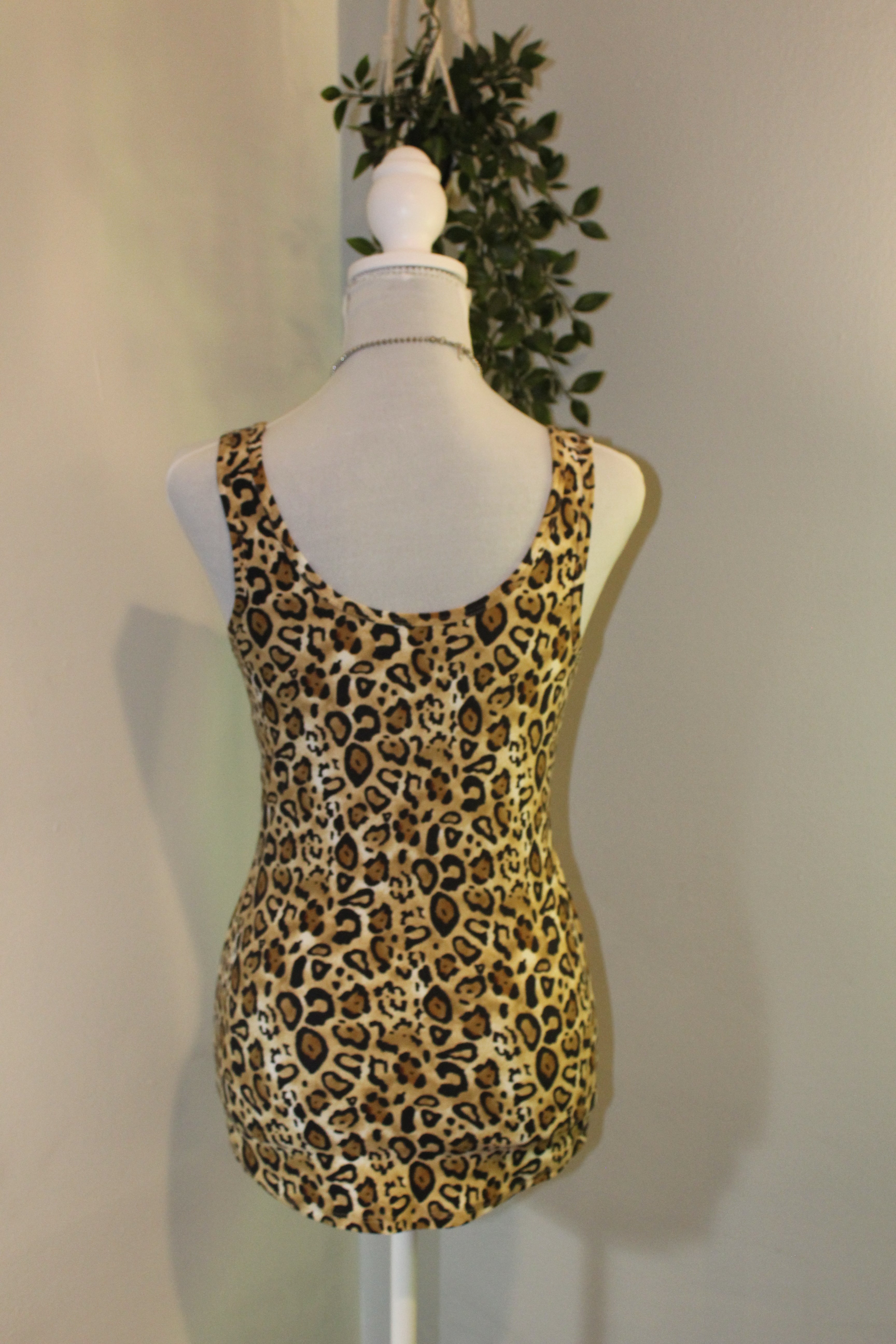 Cheetah Print Tank Top