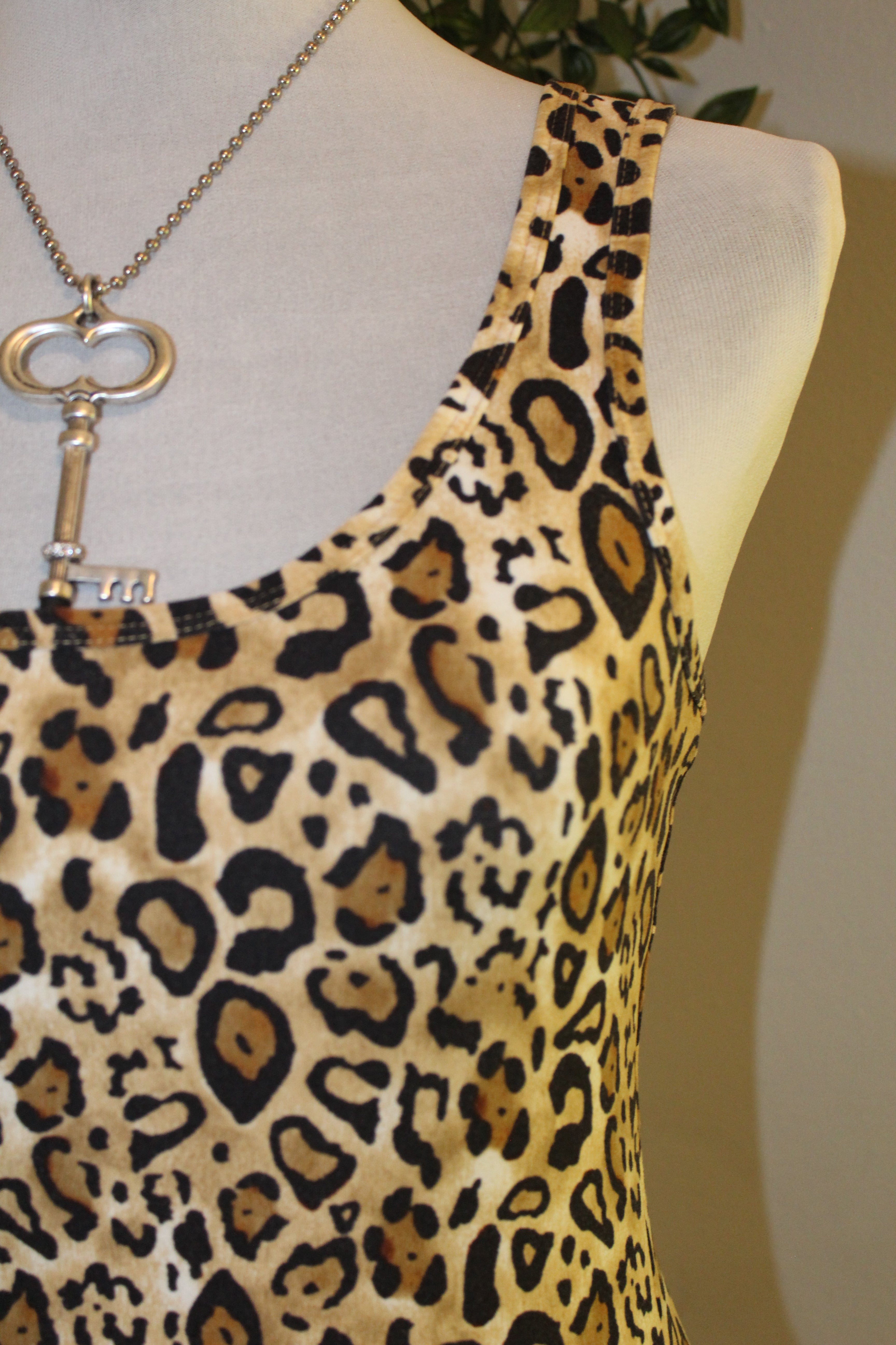 Cheetah Print Tank Top