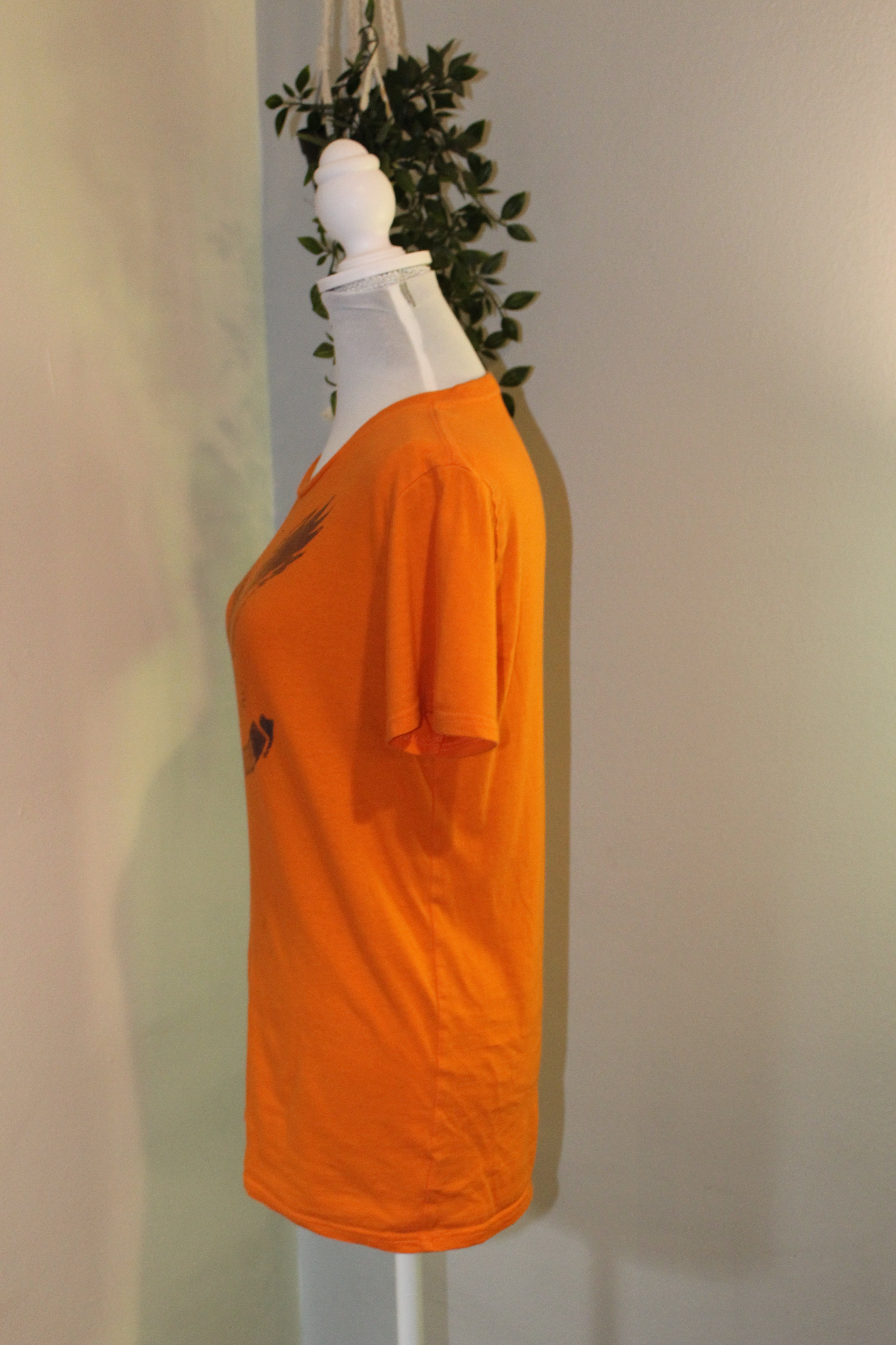 Hazard Orange American Eagle Tee