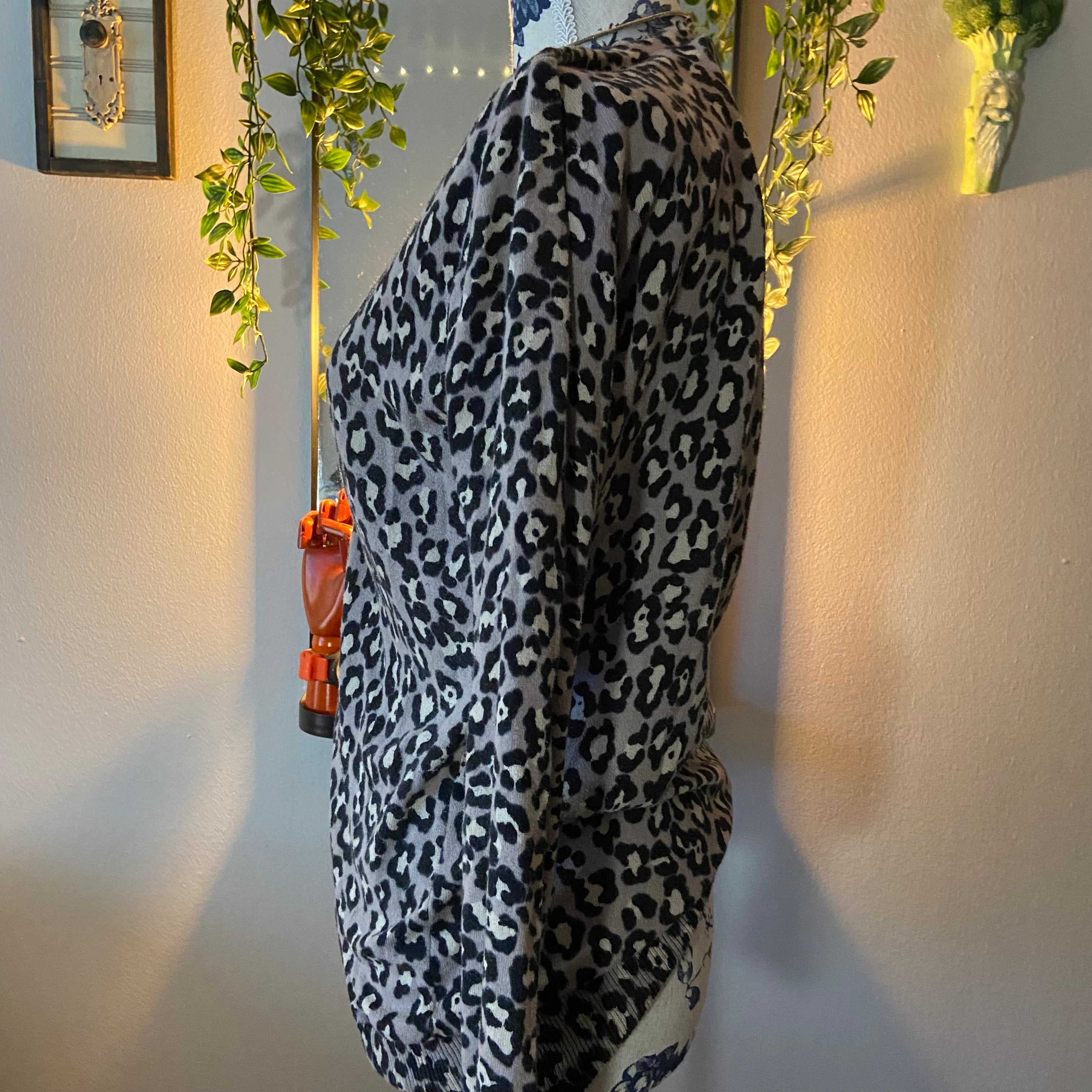 Cheetah Print Cardigan