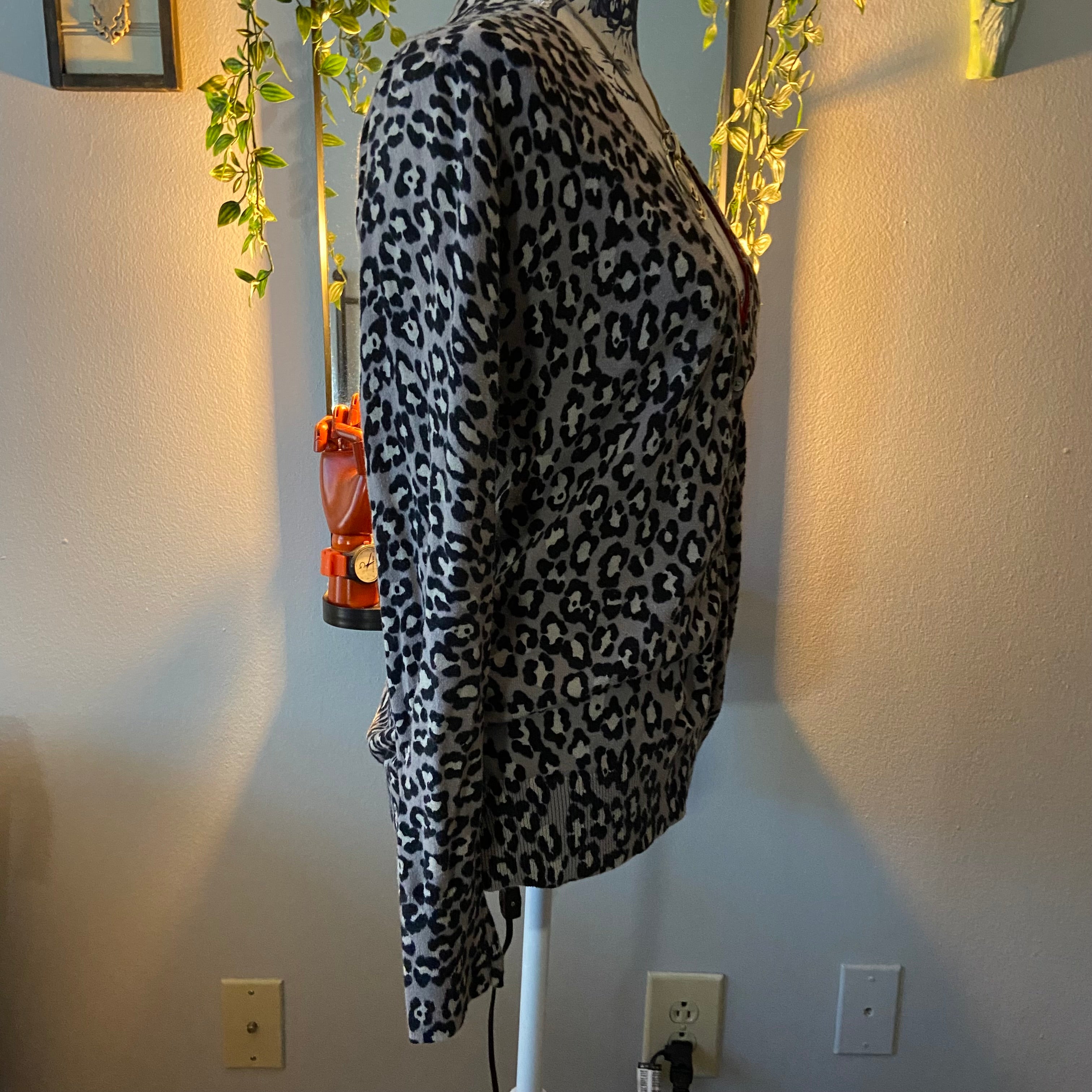 Cheetah Print Cardigan