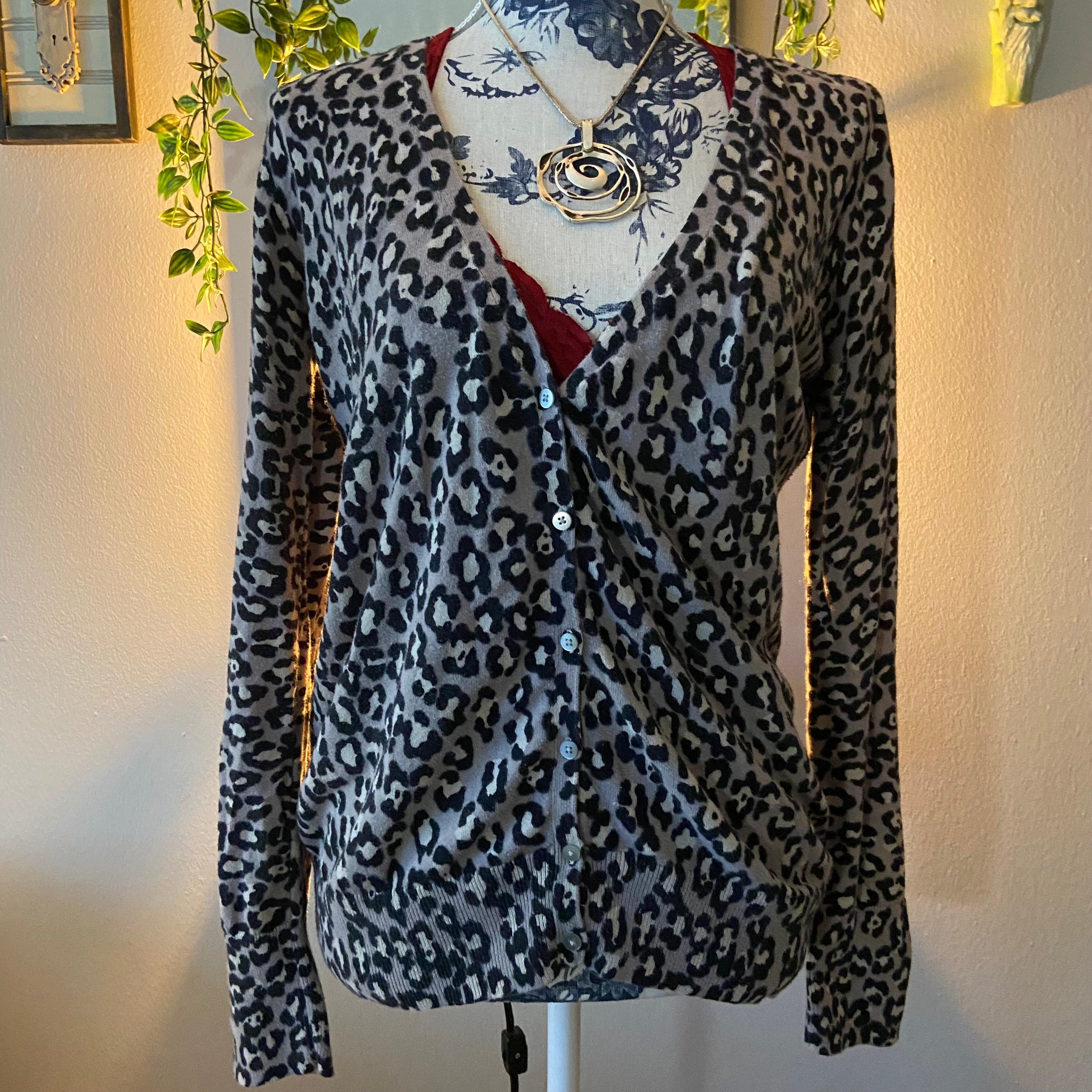 Cheetah Print Cardigan