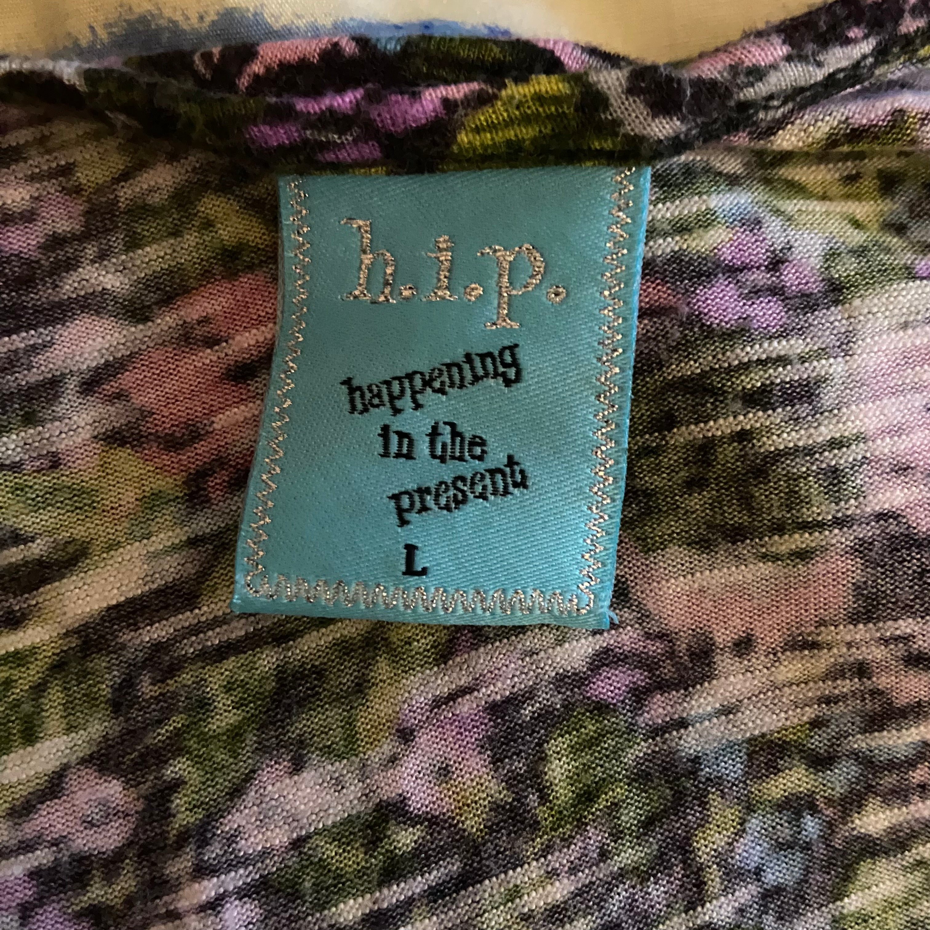Floral Blouse with Buttons Detail